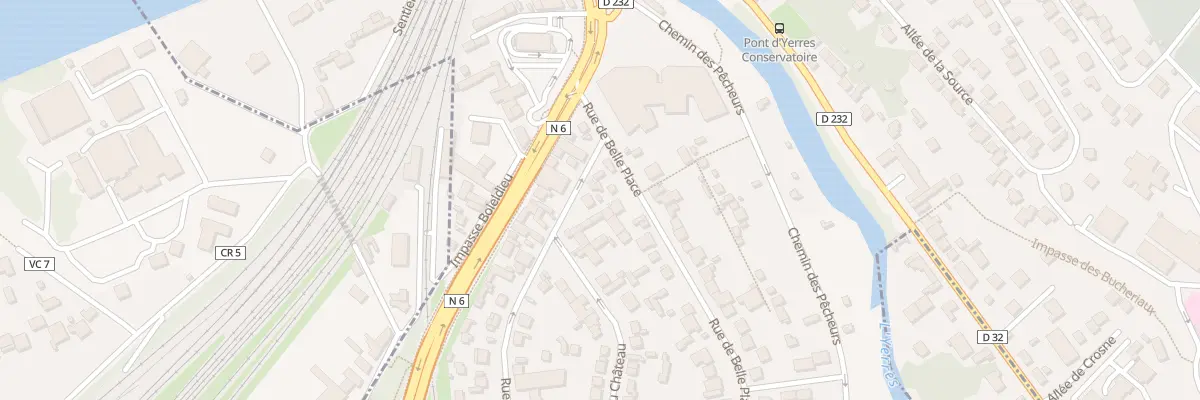Plan du 3 Rue du Chemin de Fer à Villeneuve-Saint-Georges