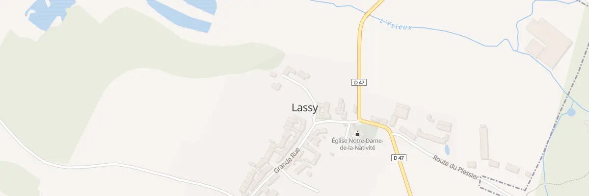 Plan du 3 Rle du Lavoir à Lassy
