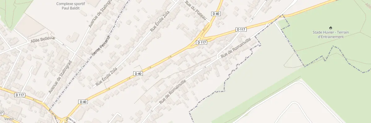 Plan du 107 Rue Anatole France à Noisy-le-Sec