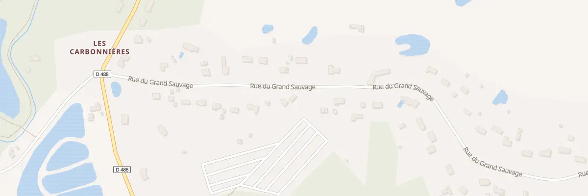 Plan du 33 Rue du Grand Sauvage à Vieilles-Maisons-sur-Joudry