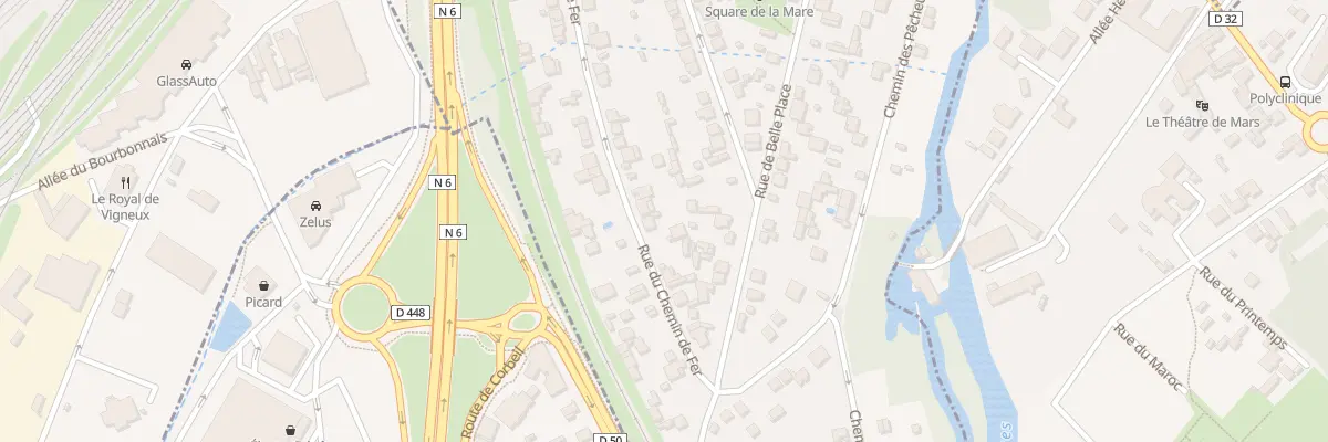 Plan du 63 Rue du Chemin de Fer à Villeneuve-Saint-Georges