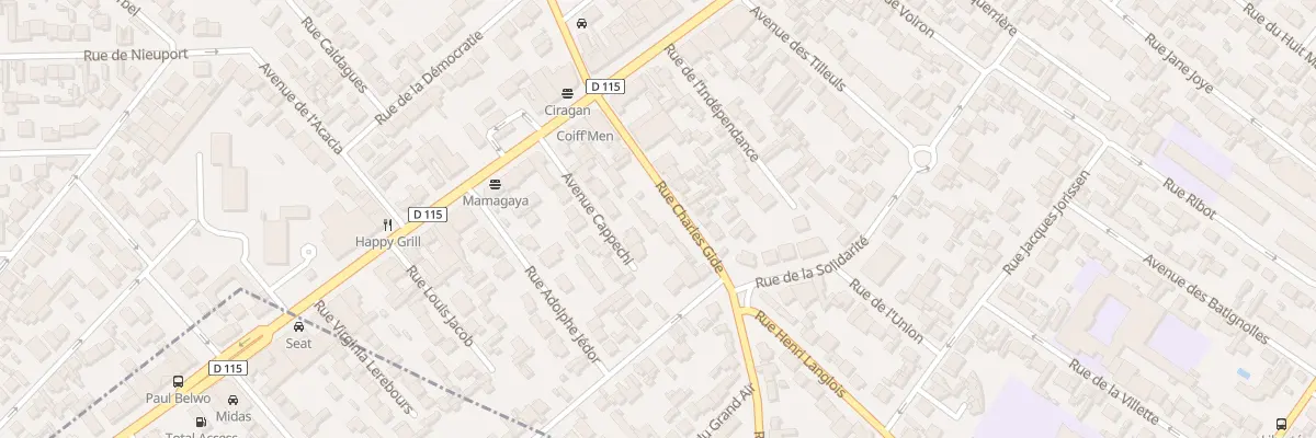 Plan du 120 Rue Charles Gide à Drancy