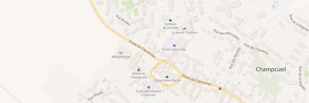 Plan du 5 Gr Grande Rue à Champcueil