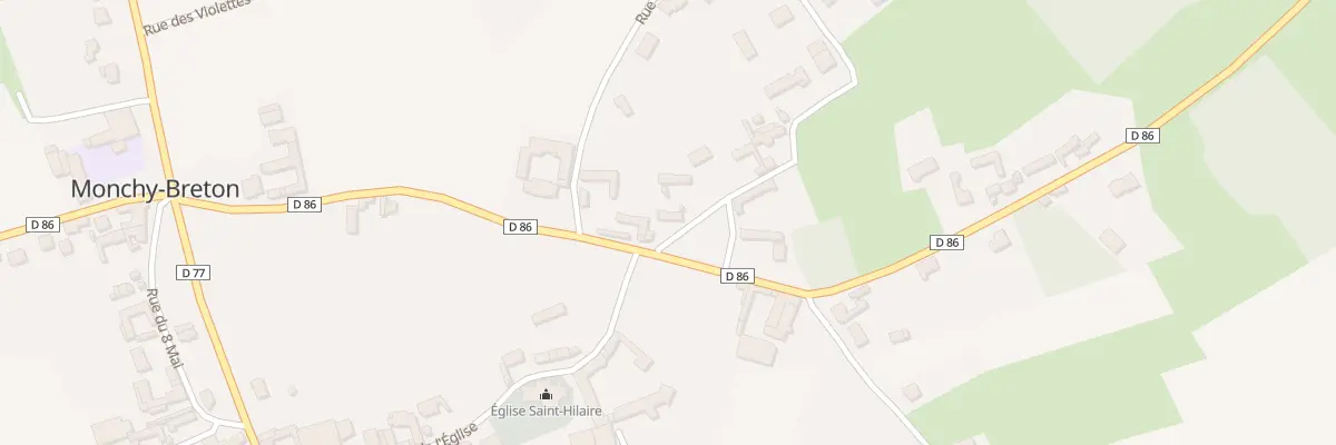 Plan du 17 Pl du Tertre à Monchy-Breton