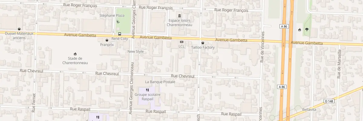 Plan du 105 Rue Chevreul à Maisons-Alfort