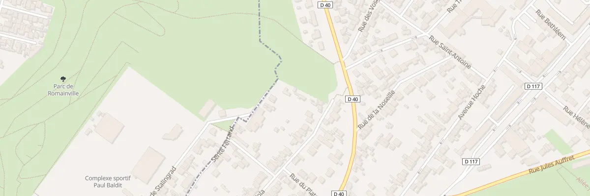 Plan du 10 Rue Emile Zola à Noisy-le-Sec