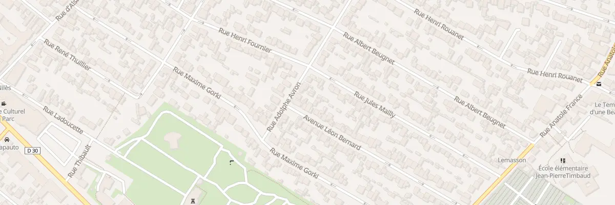 Plan du 72 Av Leon Bernard à Drancy