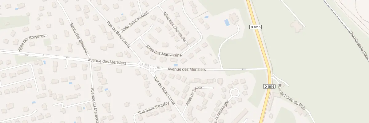 Plan du 12 All des Marcassins à Lamorlaye