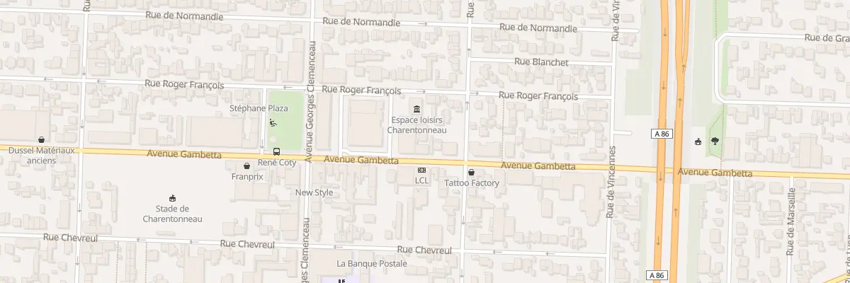 Plan du 109 Av Gambetta à Maisons-Alfort