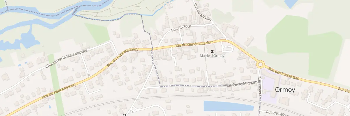 Plan du 21 Rue du Gen Leclerc à Ormoy