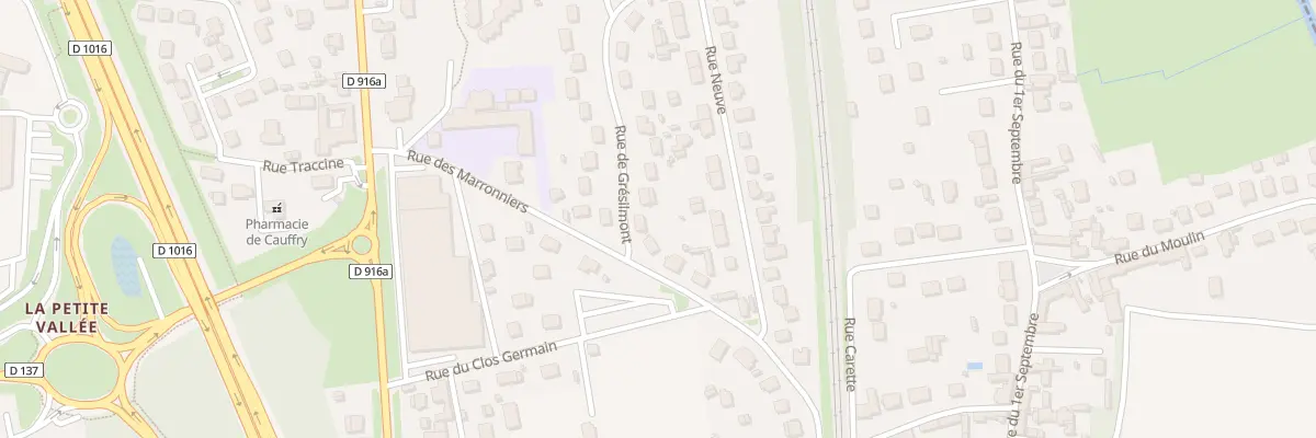 Plan du 4 Rue de Grésilmont à Cauffry