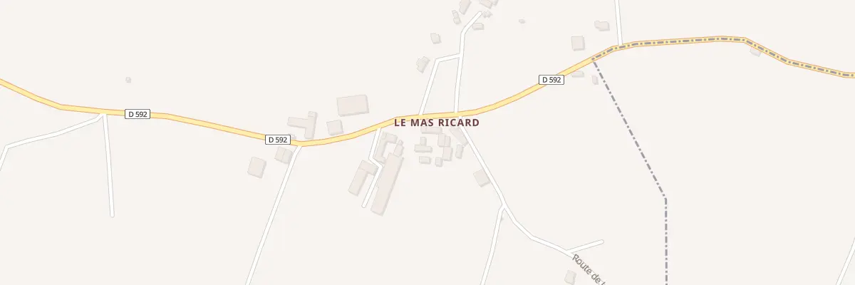 Plan du 5029 Le Mas Ricard à Meljac