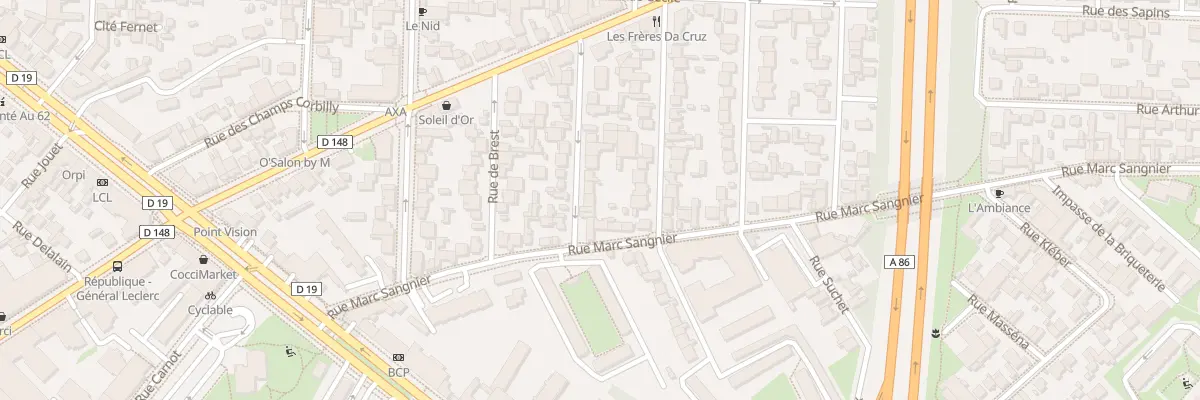 Plan du 4 Rue de Rouen à Maisons-Alfort