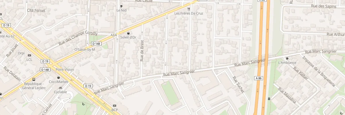 Plan du 6 Rue de Rouen à Maisons-Alfort
