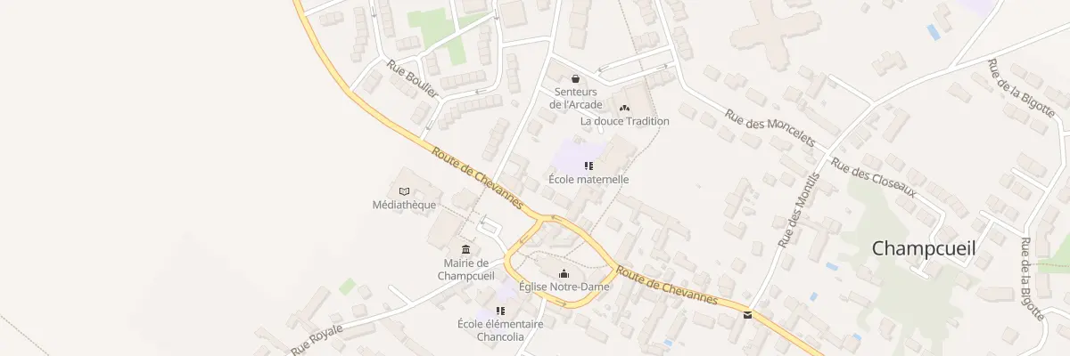 Plan du 5 Grande Rue à Champcueil