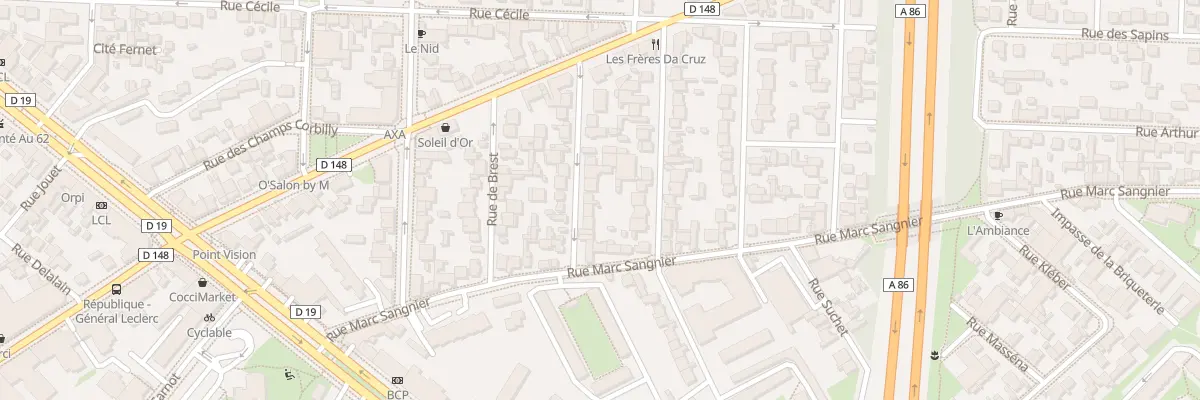 Plan du 8 Rue de Rouen à Maisons-Alfort