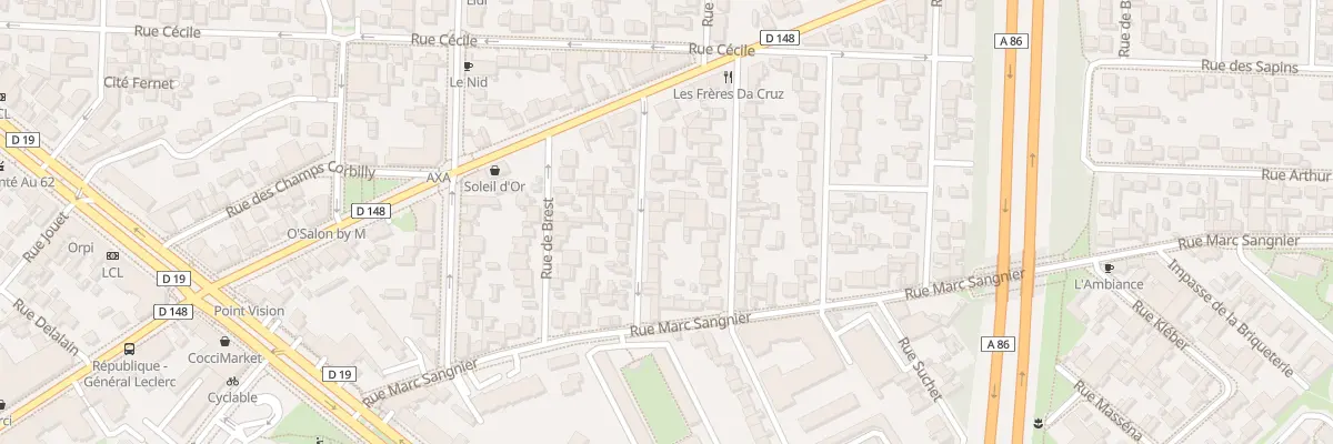 Plan du 12 Rue de Rouen à Maisons-Alfort