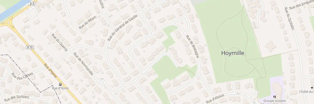 Plan du 16 Rue de Guyenne à Hoymille
