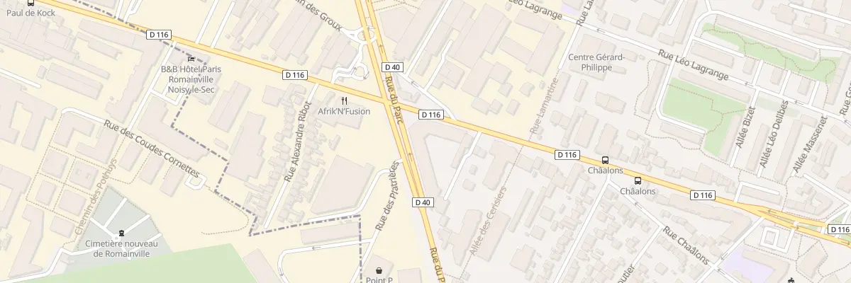 Plan du 84 Rue du Parc à Noisy-le-Sec