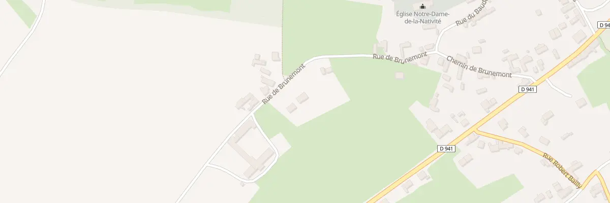 Plan du 395 Rue de Brunemont à Diéval