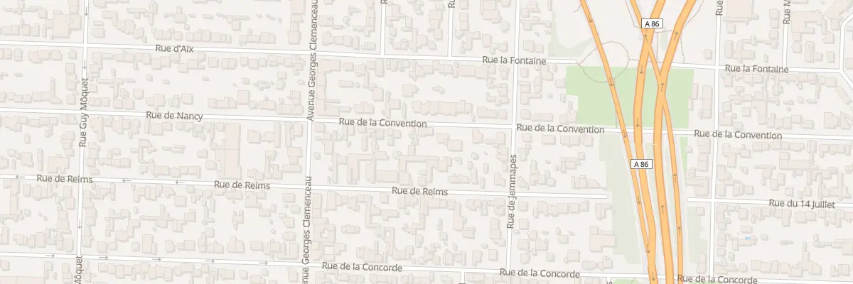 Plan du 18 Rue de la Convention à Maisons-Alfort