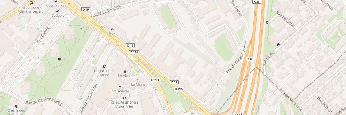 Plan du 257 Av du Général Leclerc à Maisons-Alfort
