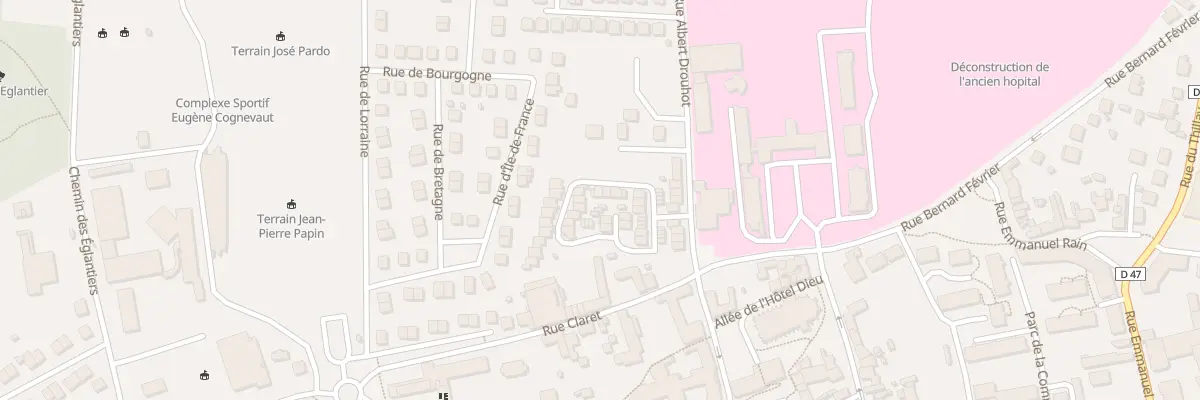 Plan du 11 Rue du Clos Saint-paul à Gonesse