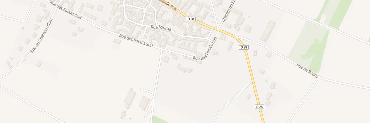 Plan du 5 Rue des Fossés Sud à Échilleuses