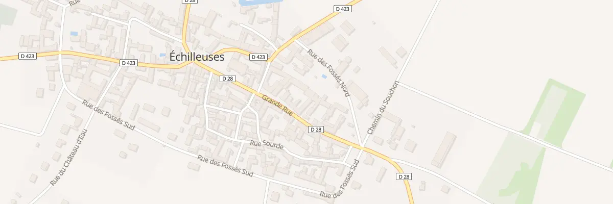 Plan du 13 Grande Rue à Échilleuses
