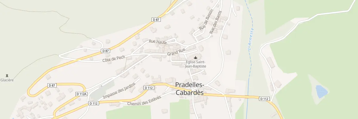 Plan du 3 Pl de la Tour à Pradelles-Cabardès