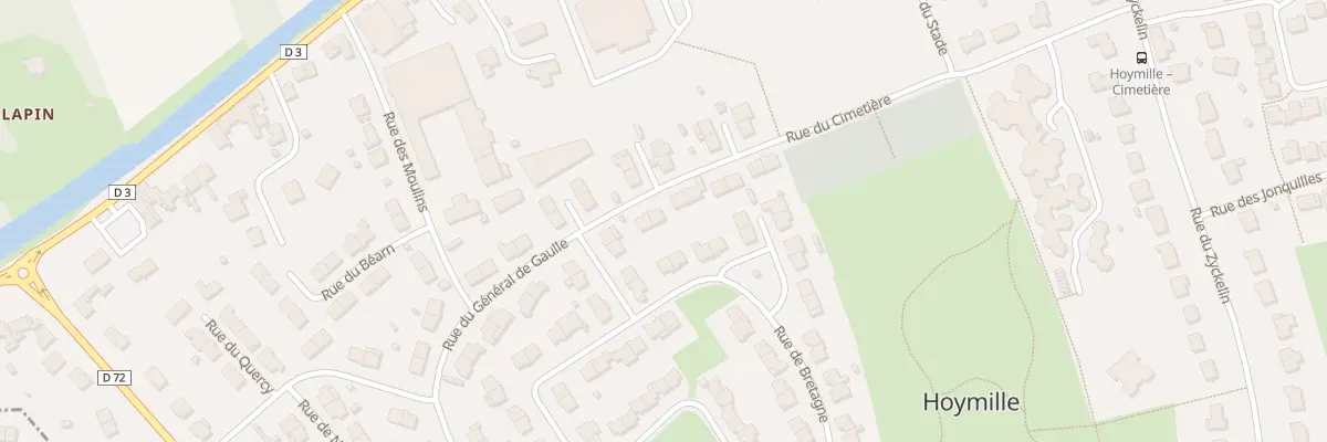 Plan du 13 Rue du Gen de Gaulle à Hoymille