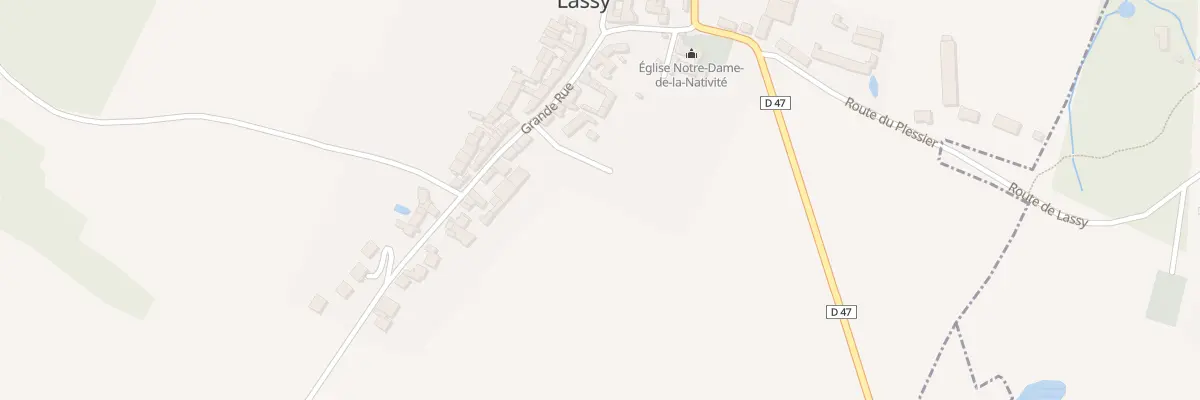 Plan du Village à Lassy
