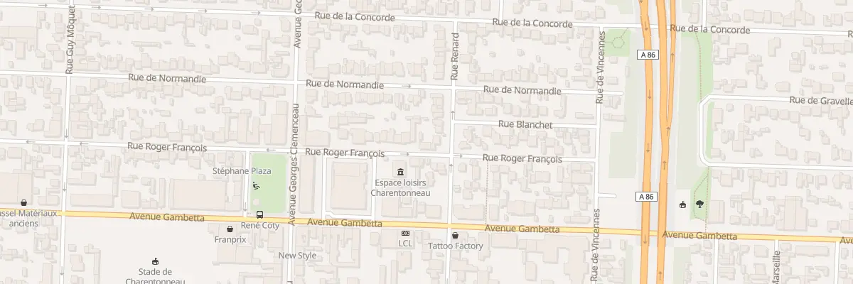 Plan du 121 Rue Roger François à Maisons-Alfort