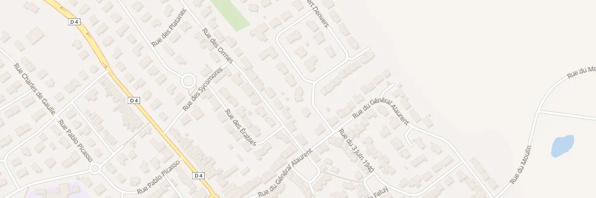 Plan du 40 All Albert Denvers à Téteghem-Coudekerque-Village