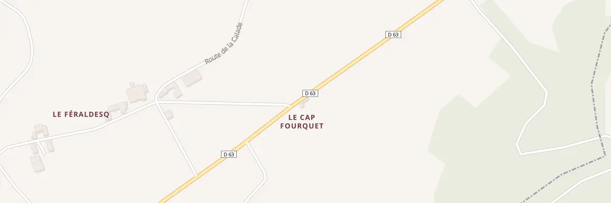 Plan du 5080 Le Cap Fourquet à Meljac