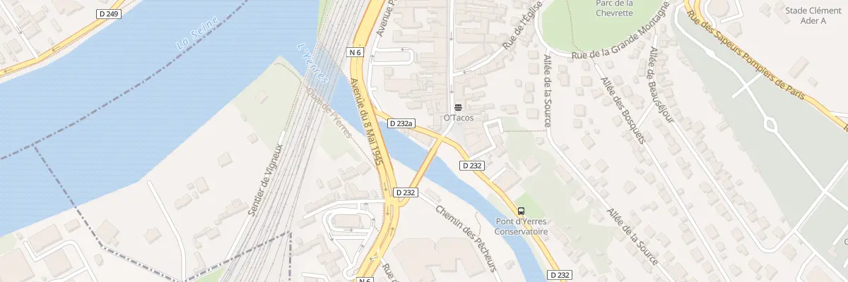 Plan du 1 Rue Gervais à Villeneuve-Saint-Georges