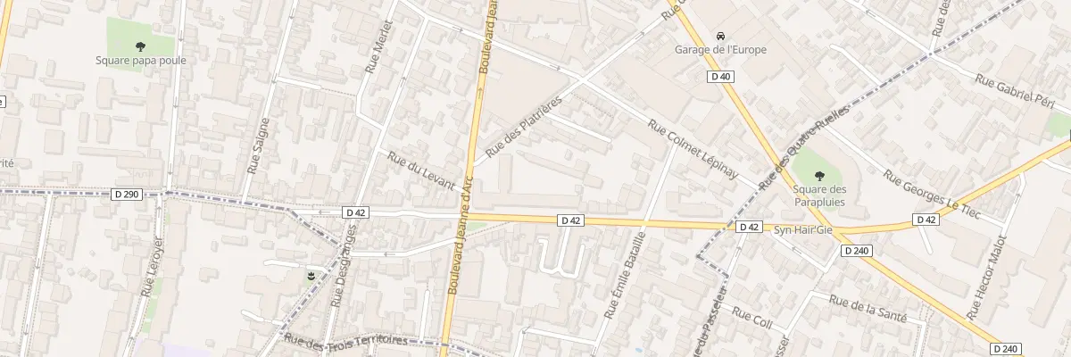 Plan du 85 Rue de la Solidarité à Montreuil