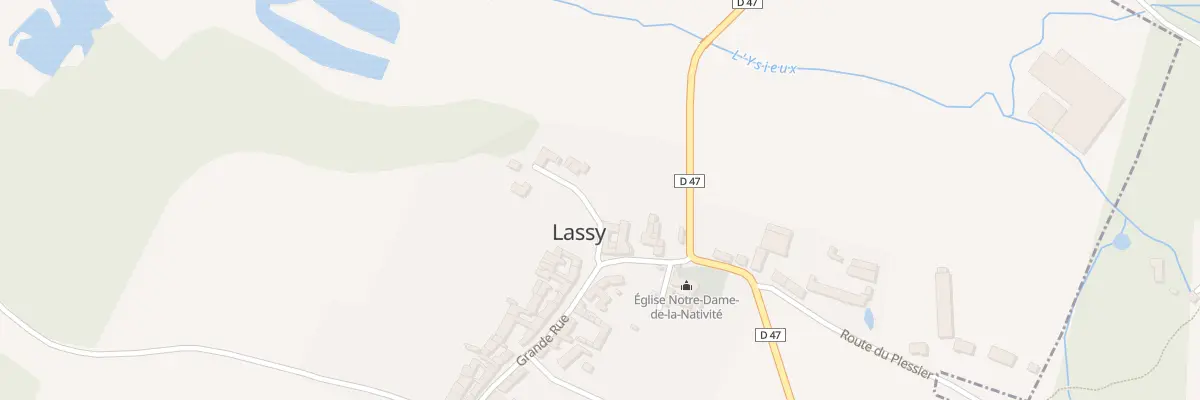 Plan du 6 Rle du Lavoir à Lassy