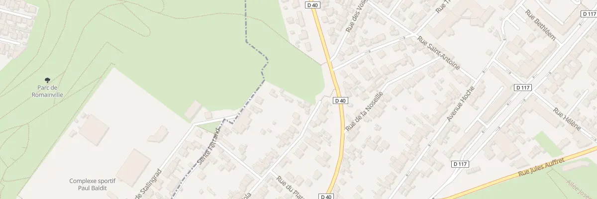 Plan du 6 Rue Emile Zola à Noisy-le-Sec