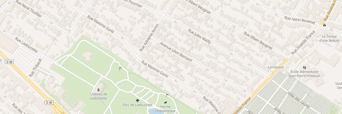Plan du 57 Av Leon Bernard à Drancy