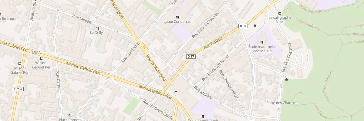 Plan du 65 Rue Molière à Montreuil
