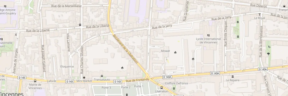 Plan du 9 Rue du Commandant Mowat à Vincennes