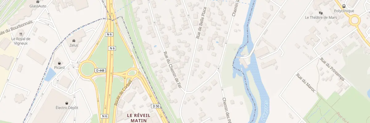 Plan du 68 Rue de Belle Place à Villeneuve-Saint-Georges