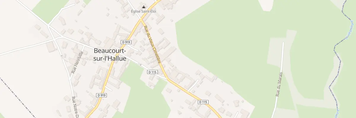Plan du 9 Rue du Vieux Cimetière à Beaucourt-sur-l’Hallue