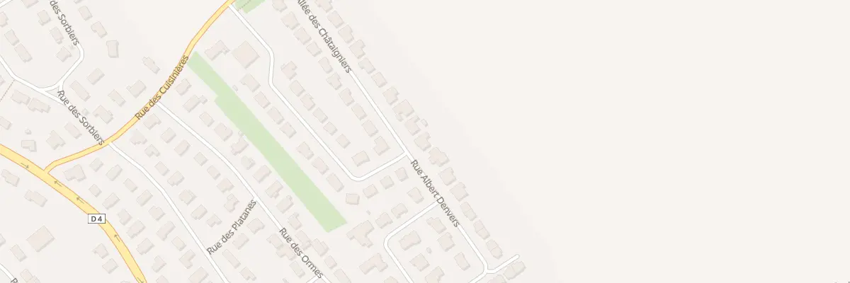 Plan du 25 All des Châtaigniers à Téteghem-Coudekerque-Village