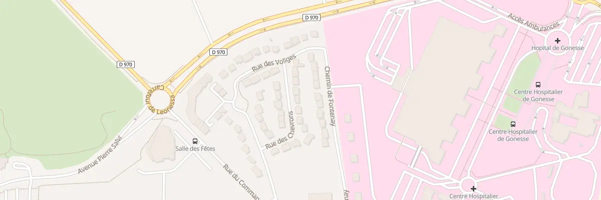 Plan du 16 Rue des Chevrons à Gonesse