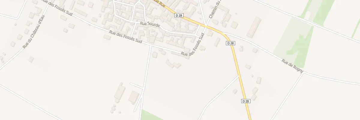 Plan du 5B Rue des Fossés Sud à Échilleuses