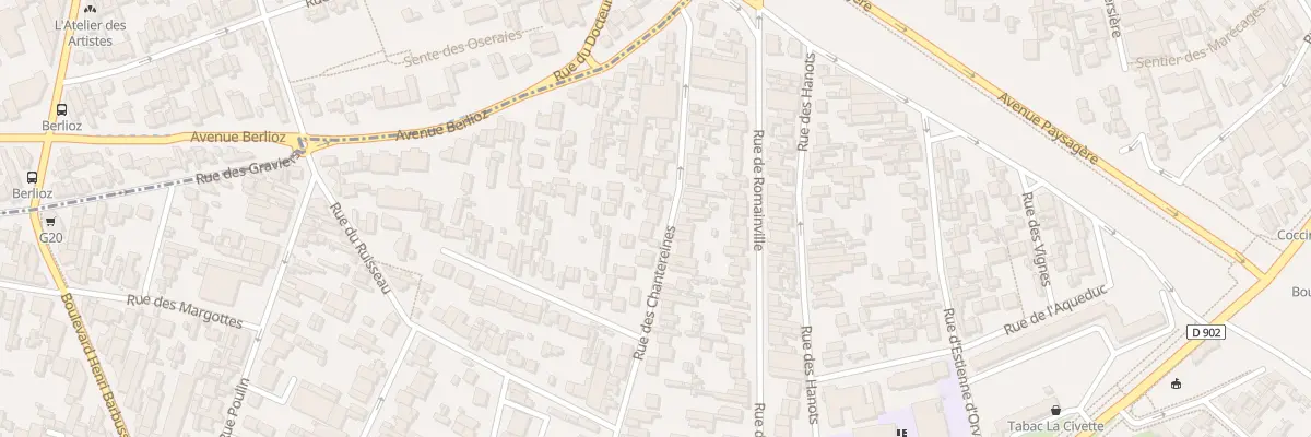 Plan du 71 Rue des Chantereines à Montreuil