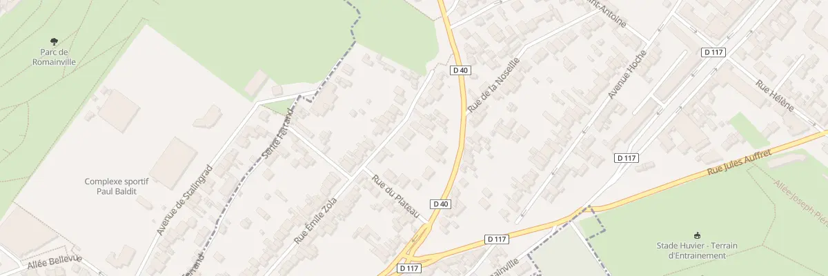 Plan du 19 Rue Emile Zola à Noisy-le-Sec