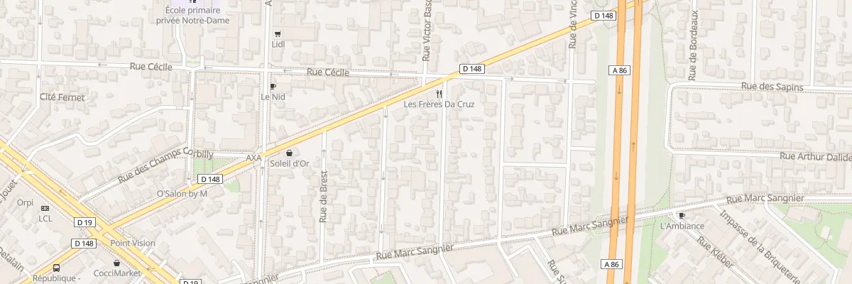 Plan du 21 Rue de Lille à Maisons-Alfort